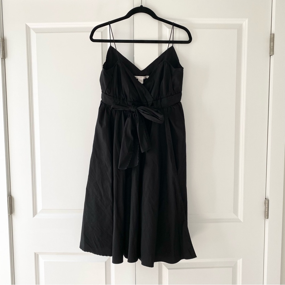 Diane Von Furstenberg Bow Tie Black Dress
